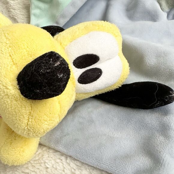 Disney Parks Babies Pluto Plush Toy With Blanket Bone 11” Stuffed Animal - Picture 6 of 7
